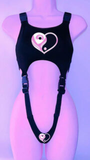 Goth Skinny Crop Y2k Short Vest - Image 9