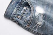 Destroy Insect Bite Men And Women Same Style High Street Fashion Jeans - Image 2