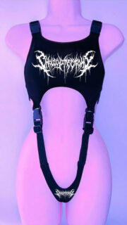 Goth Skinny Crop Y2k Short Vest - Image 10