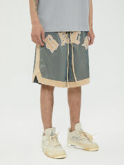 Basketball Pants Drawstring Five-point Pants Men And Women Couple Loose Shorts - Image 2