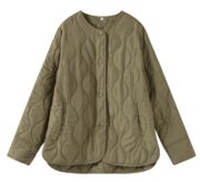 Women's Jacket Loose Round Neck Quilted Jacket - Image 6