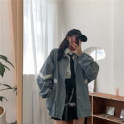 Fall Jacket Casual Loose Jacket Baseball Uniform - Image 5