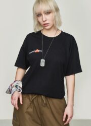 Summer new European and American street fashion vegetables broccoli printing pattern T-shirt men and women street bf personality student short sleeve - Image 7