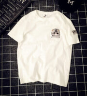 summer new Korean embroideryshort-sleeved T-shirt street fashion BF wind men and women couples tee - Image 3