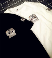 summer new Korean embroideryshort-sleeved T-shirt street fashion BF wind men and women couples tee - Image 5