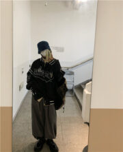 Vintage Harajuku Jacket Hip Hop Loose Jacket Women - Image 10