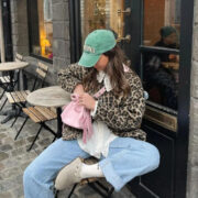 Women's Long Sleeved Leopard Print Jacket Jacket - Image 4