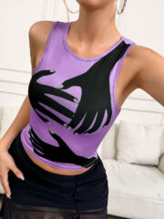 Y2K Printed Tank Vest INS Fashion Streetwear Round Neck Sleeveless Top Summer Women's Clothing - Image 10