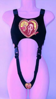 Goth Skinny Crop Y2k Short Vest - Image 4