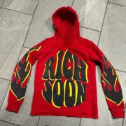 Winter Letters Puff Print Loose Hip Hop Streetwear Men's And Women's Hoodie - Image 3