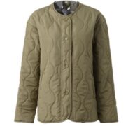 Women's Jacket Loose Round Neck Quilted Jacket - Image 5