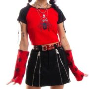 Sexy Crop Tank Tops Letter Graphic Print - Image 7