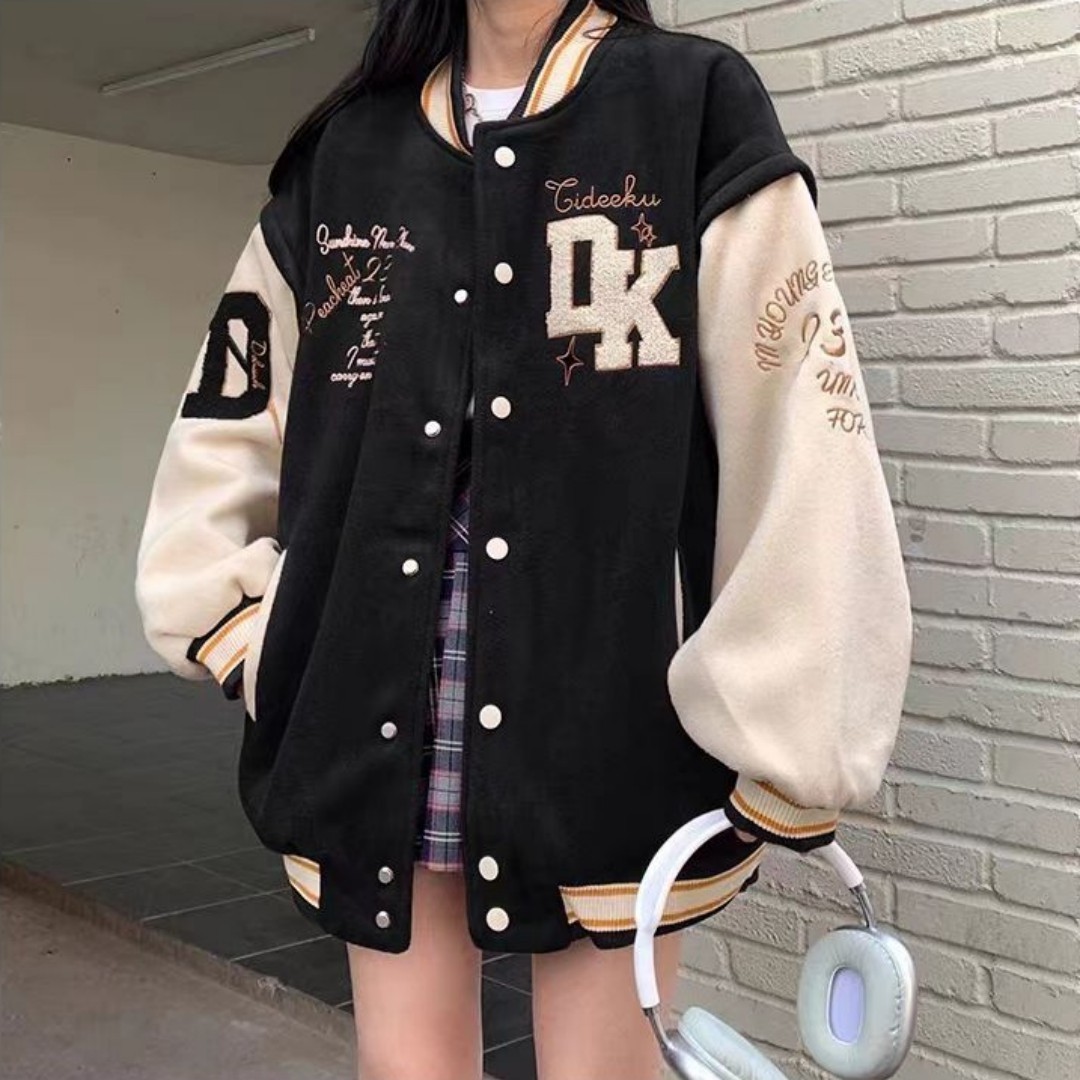 95b23ded-9459-4362-a291-0eb81b481738.jpg New Junior High School Students Baggy Casual Jacket - Image 1