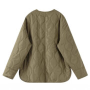 Women's Jacket Loose Round Neck Quilted Jacket - Image 4