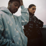 Stars Printed Zipper Hooded Cardigan Couple Fashion Outerwear Hoodies Sweatshirt Street Men Women Coat - Image 3