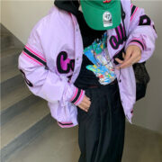 Vintage Harajuku Jacket Hip Hop Loose Jacket Women - Image 4