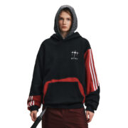 High Street Design Fashion Brand Contrast Color Patchwork Hoodie Men And Women - Image 2