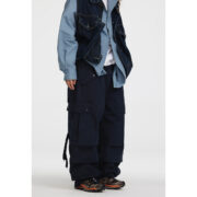 Retro Multi-pocket Cargo Pants Men And Women - Image 3