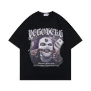 High Street Fashion Personality Men And Women Round Neck Short Sleeve - Image 2