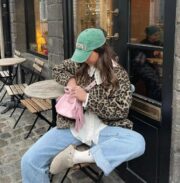 Women's Long Sleeved Leopard Print Jacket Jacket - Image 9