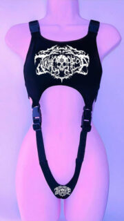 Goth Skinny Crop Y2k Short Vest - Image 5